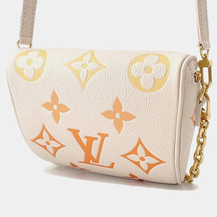 Pre Owned Louis Vuitton Mini Bumbag Ivory Monogram Empreinte Leather By The Pool