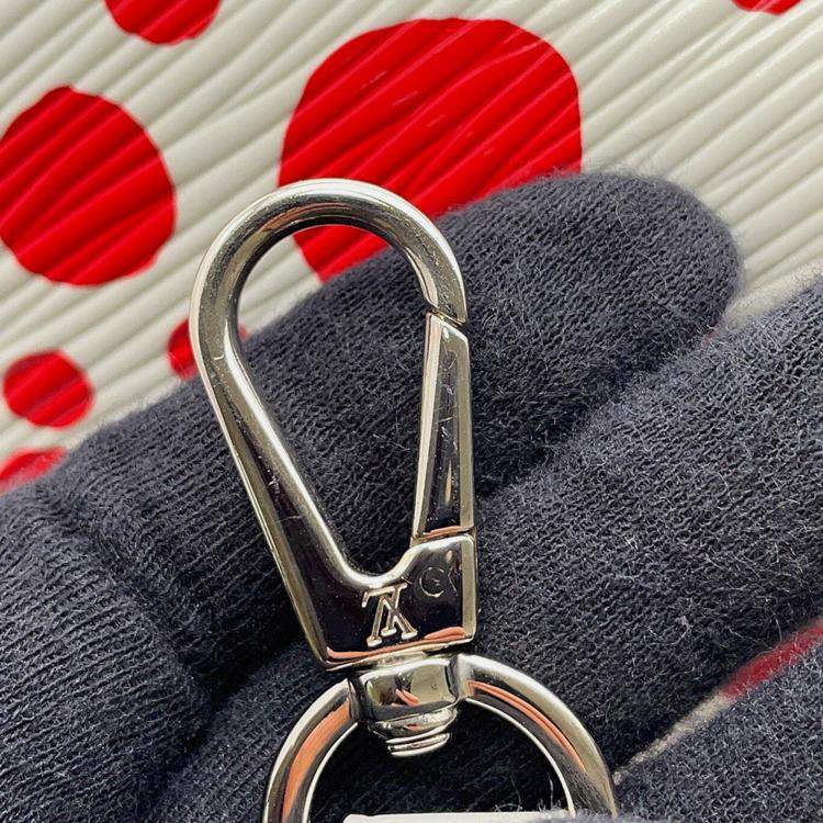 Pre Owned Louis Vuitton LV x YK 2023 Cluny White/Red Epi Leather Infinity Dot Size Mini