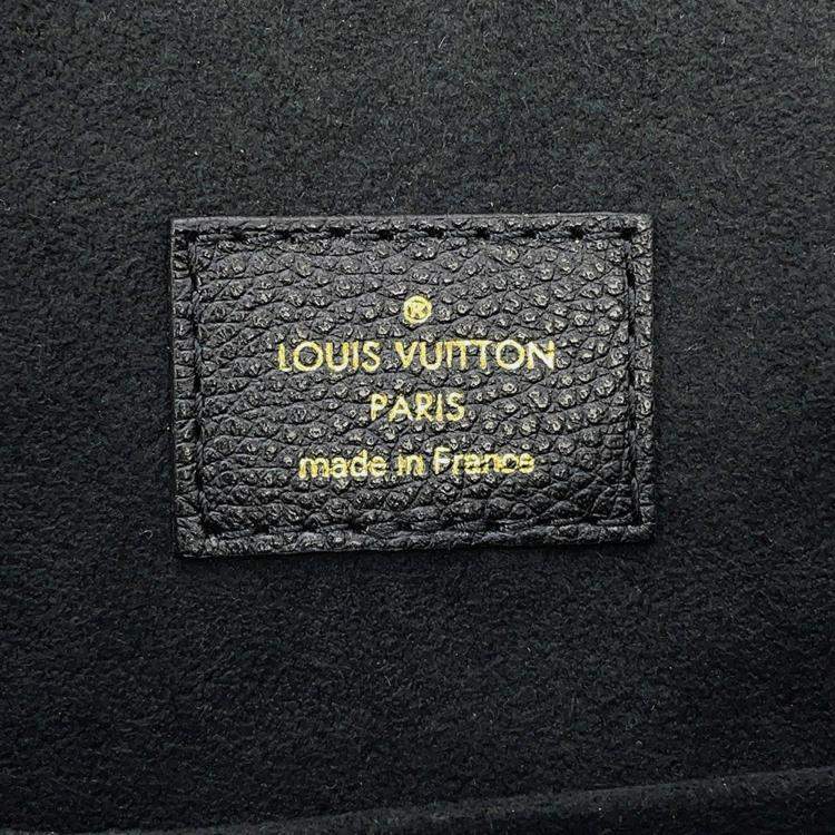 مملوكة مسبقًا Louis Vuitton Backup Noir Monogram Empreinte Leather