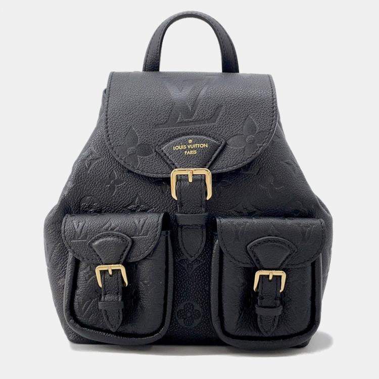 مملوكة مسبقًا Louis Vuitton Backup Noir Monogram Empreinte Leather