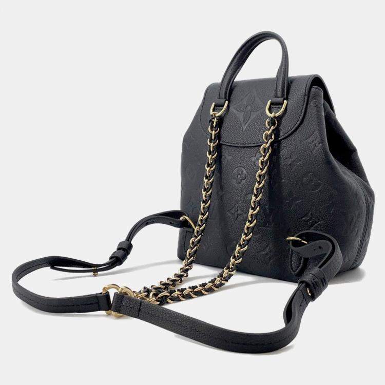 مملوكة مسبقًا Louis Vuitton Backup Noir Monogram Empreinte Leather