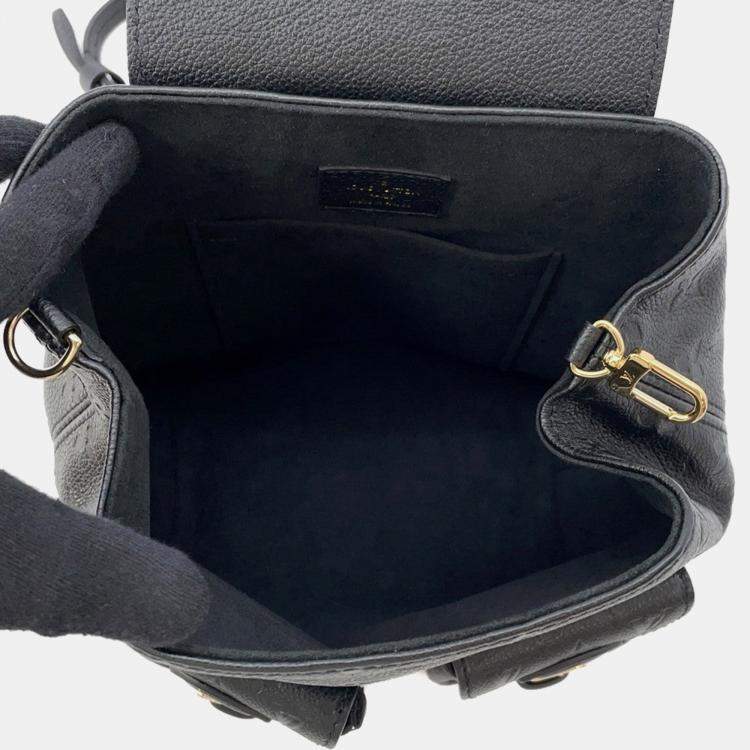 مملوكة مسبقًا Louis Vuitton Backup Noir Monogram Empreinte Leather