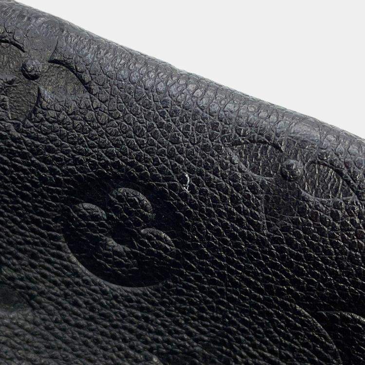 مملوكة مسبقًا Louis Vuitton Backup Noir Monogram Empreinte Leather