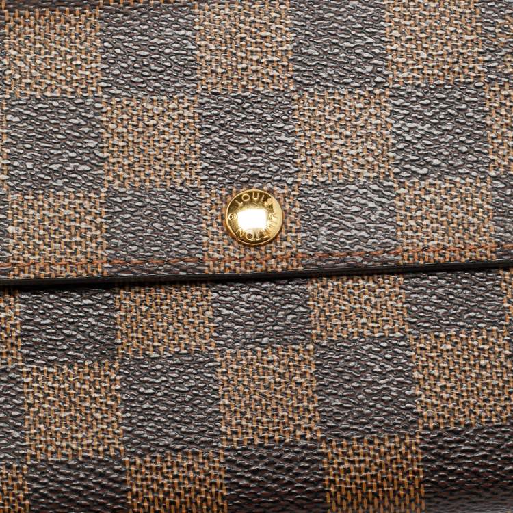 مملوكة مسبقًا Louis Vuitton Sarah Damier Ebene Canvas Wallet