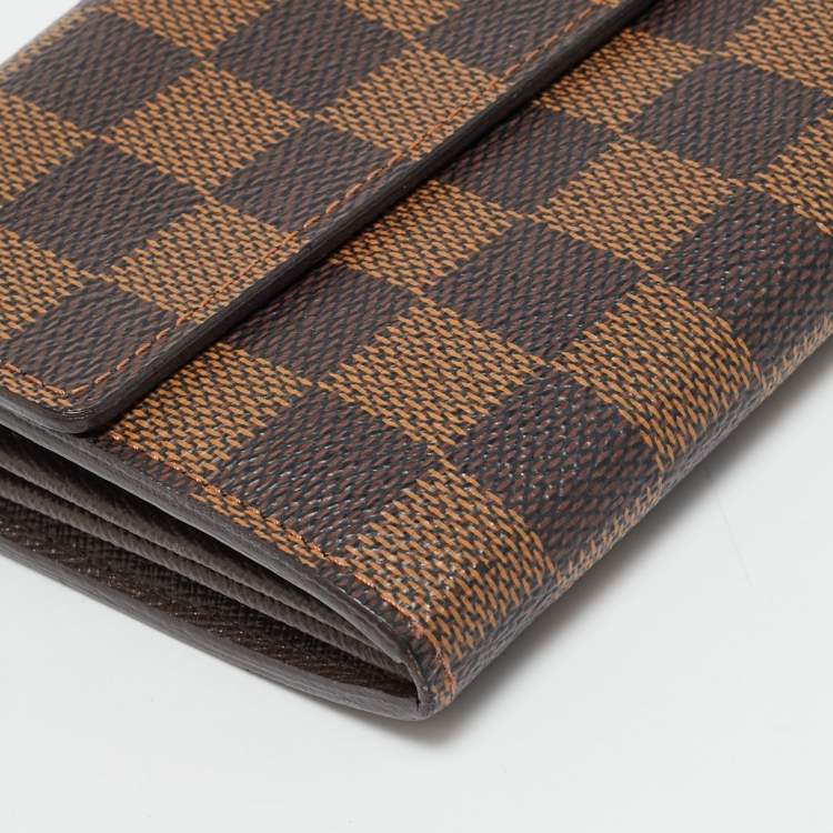 مملوكة مسبقًا Louis Vuitton Sarah Damier Ebene Canvas Wallet