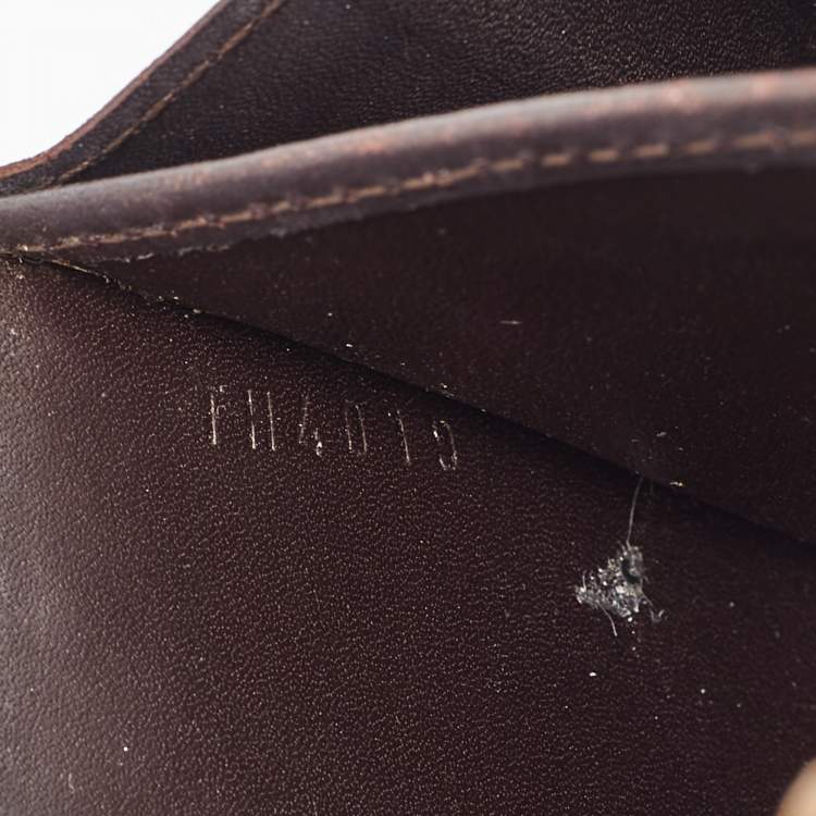 Pre Owned Louis Vuitton Sarah Amarante Monogram Vernis Wallet