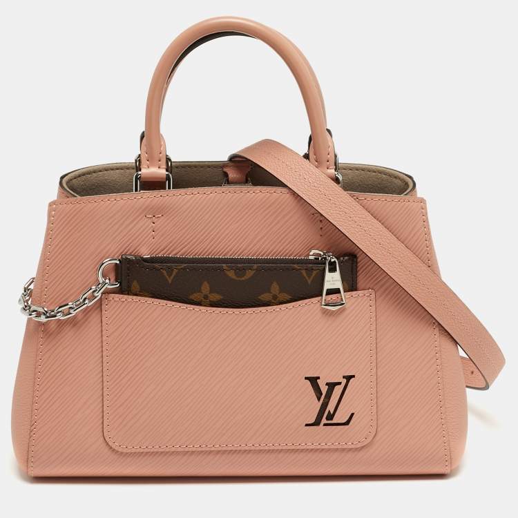 Pre Owned Louis Vuitton Marelle BB Rose Trianon Epi Leather Tote