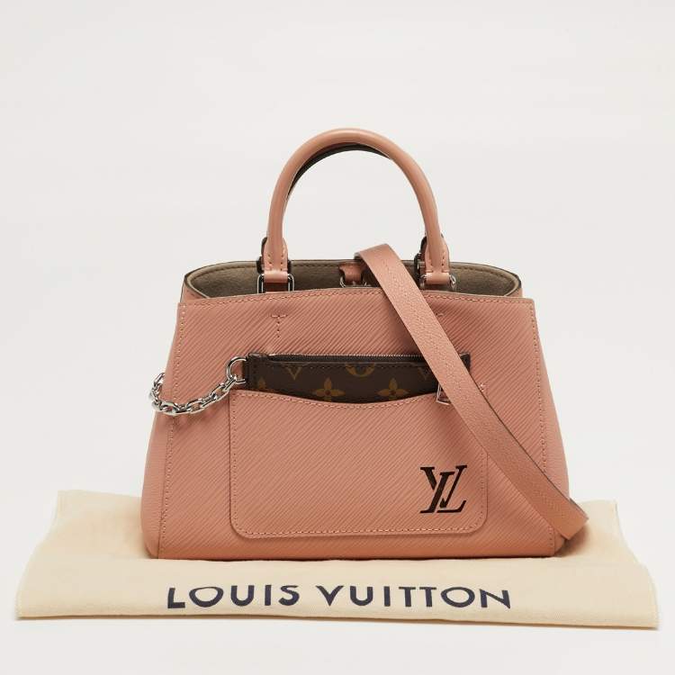 Pre Owned Louis Vuitton Marelle BB Rose Trianon Epi Leather Tote