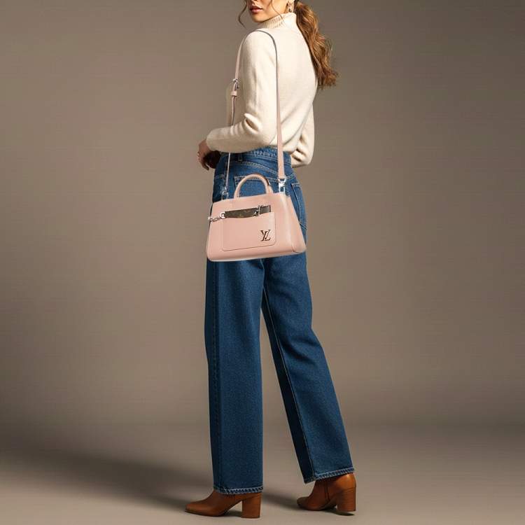 Pre Owned Louis Vuitton Marelle BB Rose Trianon Epi Leather Tote