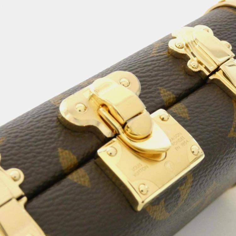 Pre Owned Louis Vuitton Brown Monogram Vanity Case Handbag