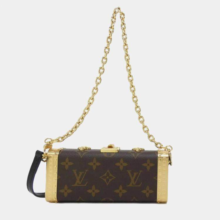 Pre Owned Louis Vuitton Brown Monogram Vanity Case Handbag