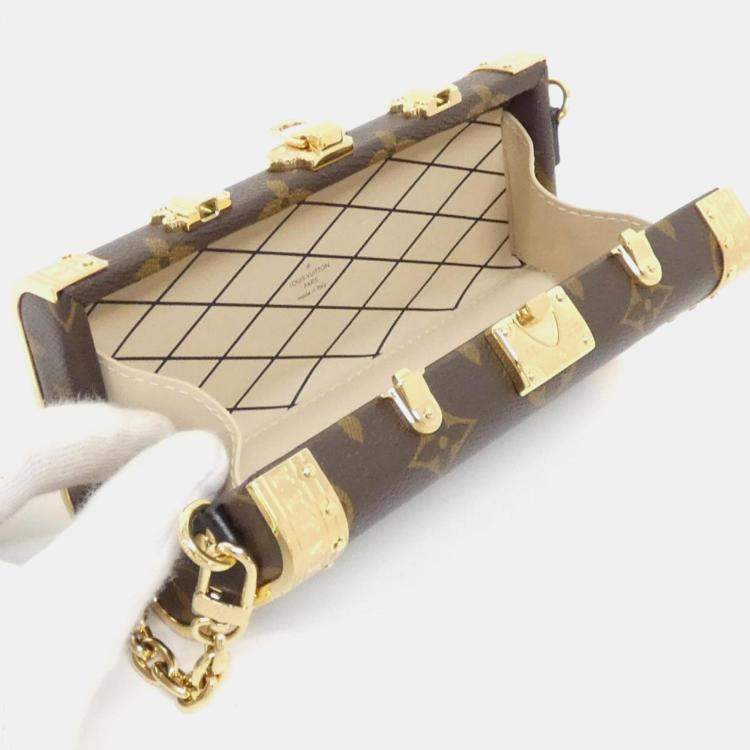 Pre Owned Louis Vuitton Brown Monogram Vanity Case Handbag
