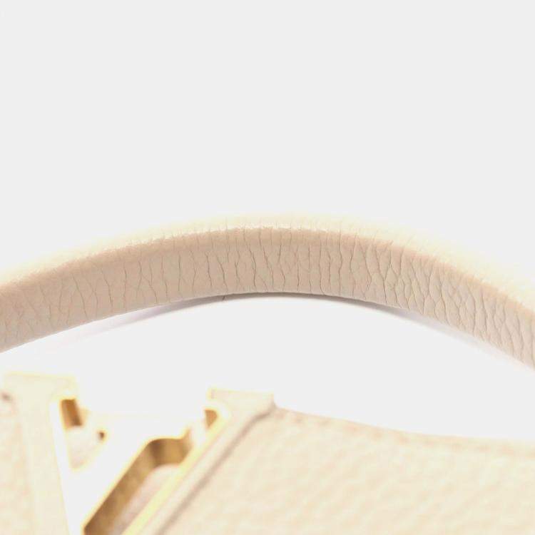 مملوكة مسبقًا Louis Vuitton Capucines Bb Galle Handbag Taurillon Leather Beige
