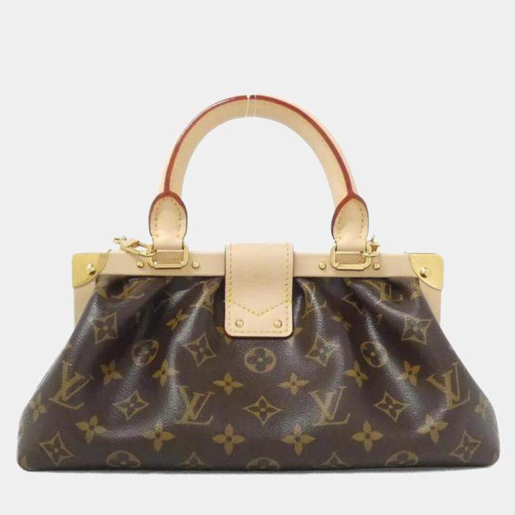 Pre Owned Louis Vuitton Monogram Clutch Handbag