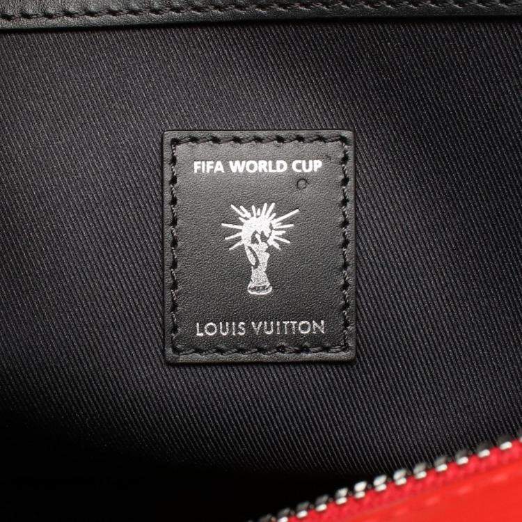 Pre Owned Louis Vuitton Keepall Bandouliere 50 Epi Leather Boston Bag Red White