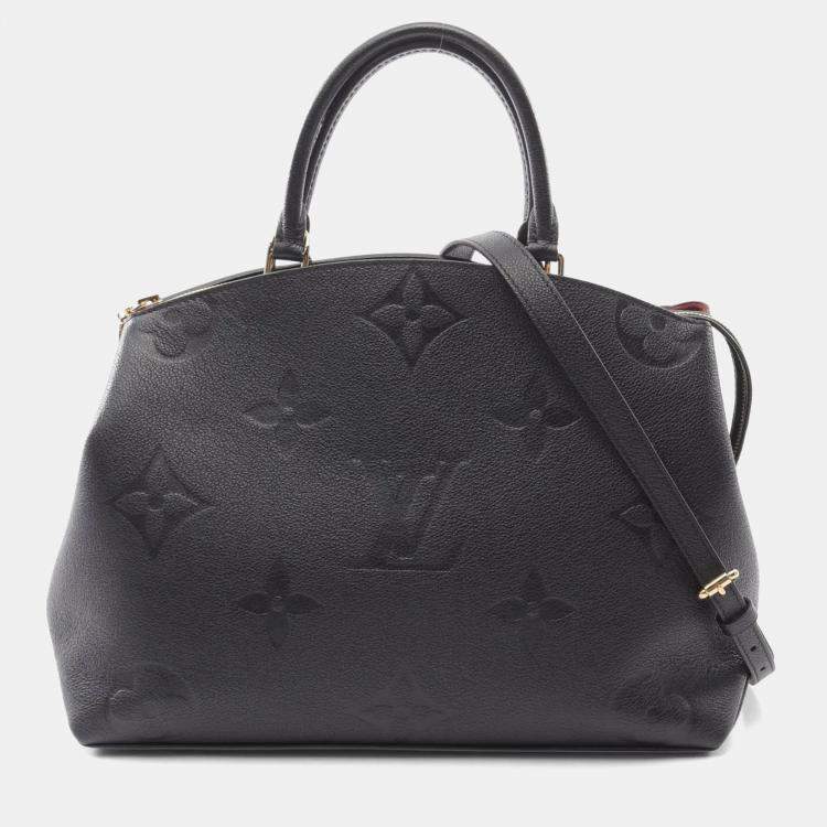 مملوكة مسبقًا Louis Vuitton Grand Palais Mm Handbag Leather Monogram Empreinte Black