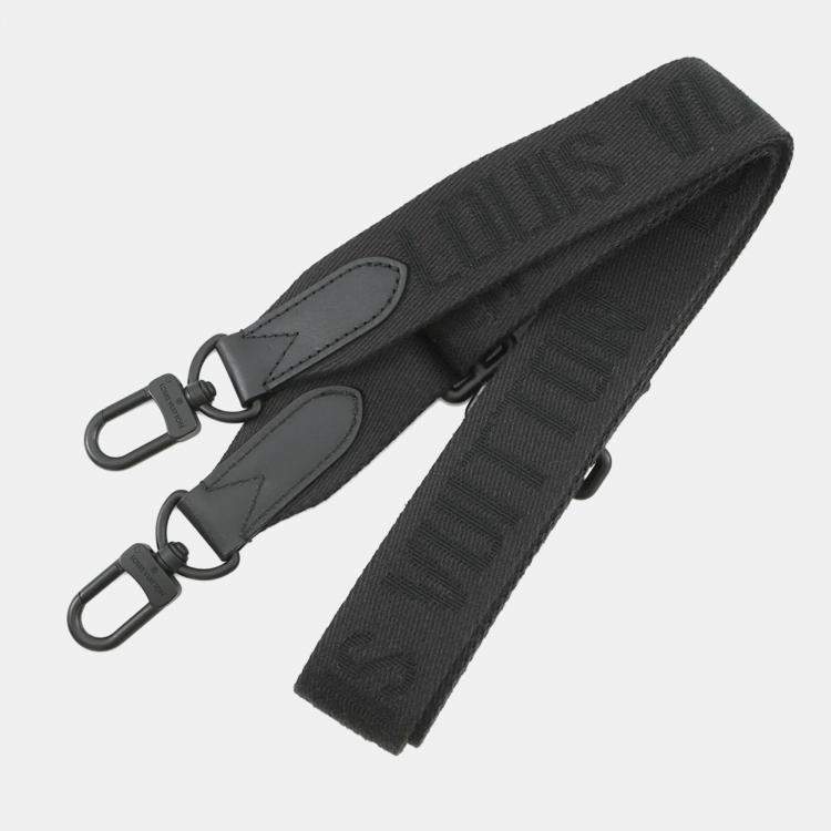 Pre Owned Louis Vuitton Monogram Eclipse Handbag LV×YK Keepall Bandouliere Bag Black