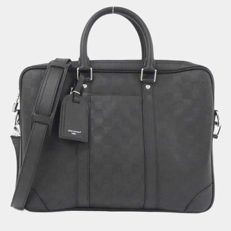 Pre Owned Louis Vuitton Damier Infini Porte Document Voyage Handbag