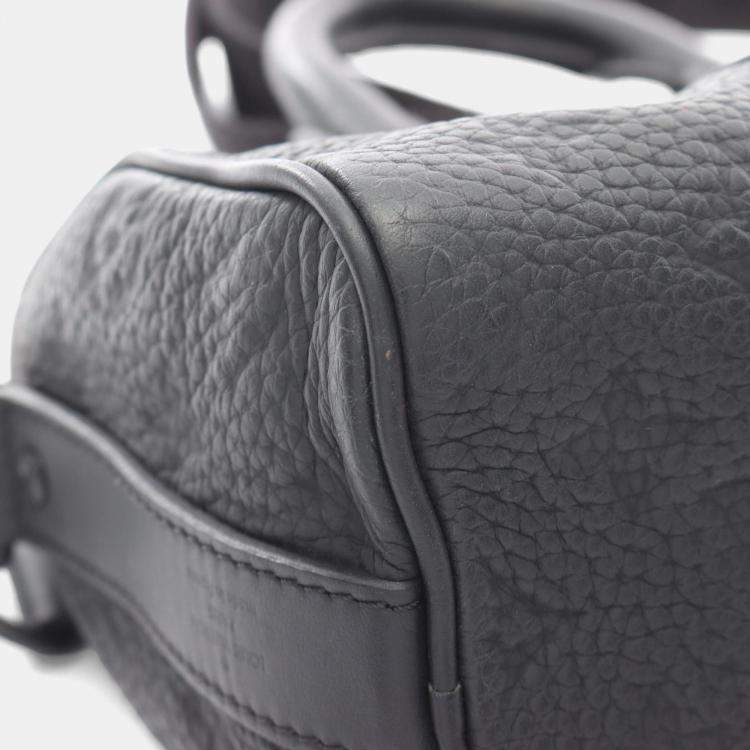 مملوكة مسبقًا Louis Vuitton Keepall Bandouliere 25 Handbag In Monogram Taurillon Leather Black