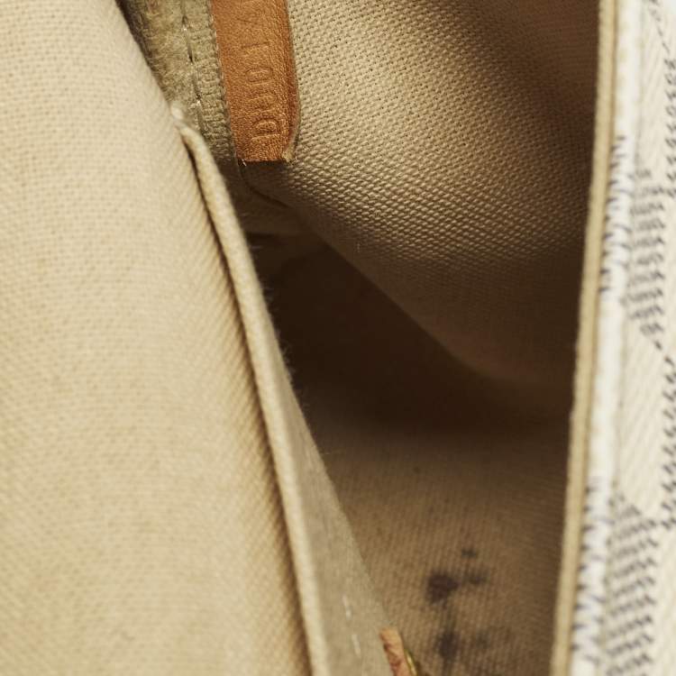 Pre Owned Louis Vuitton Favorite MM Damier Azur Canvas Bag