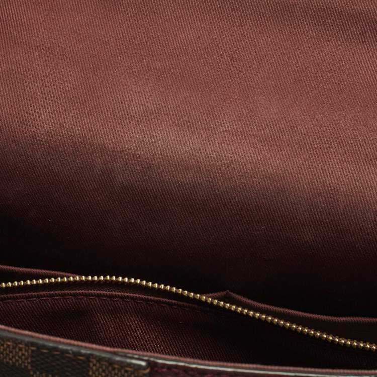 Pre Owned حقيبة لوي فيتون بوند ستريت كانفاس دامييه إيبين بوردوه  