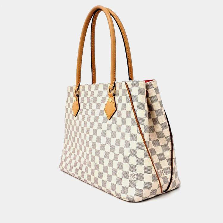 مملوكة مسبقًا Louis Vuitton White Canvas Azure Calvi