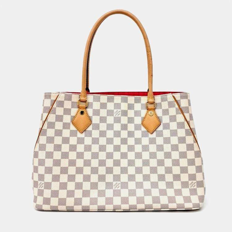 مملوكة مسبقًا Louis Vuitton White Canvas Azure Calvi