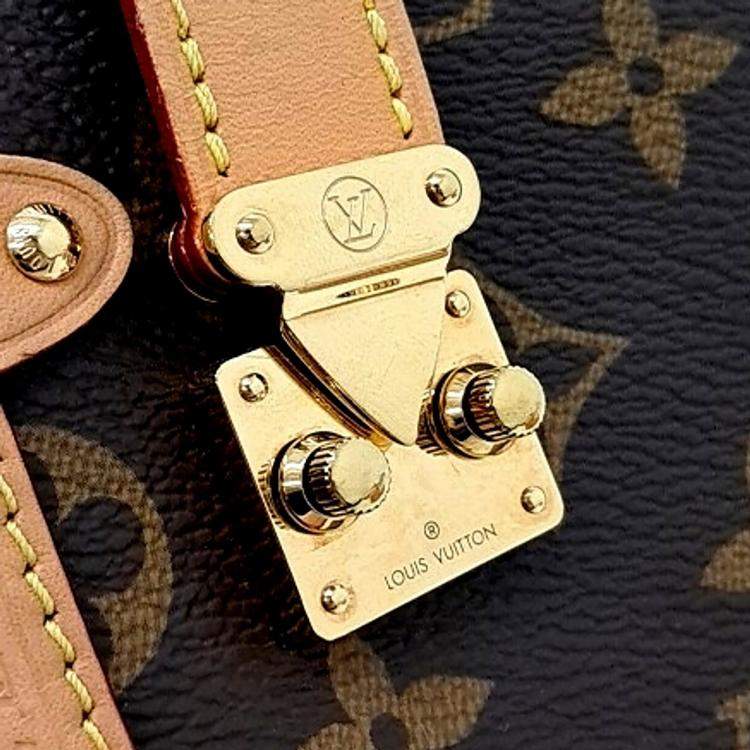 Pre Owned Louis Vuitton Brown PVC Side Trunk PM