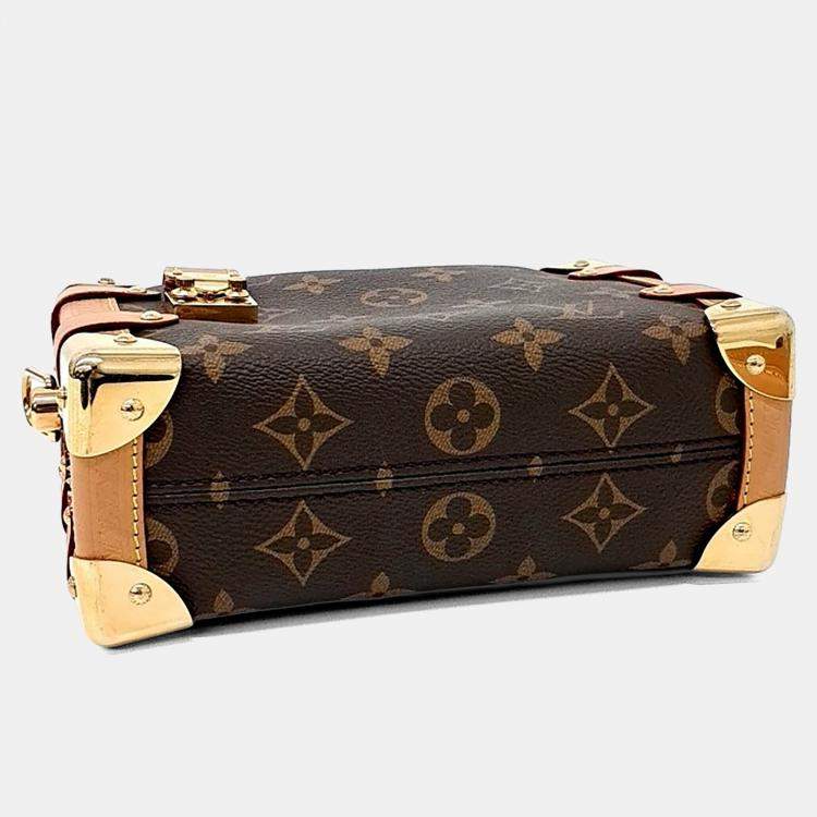 Pre Owned Louis Vuitton Brown PVC Side Trunk PM