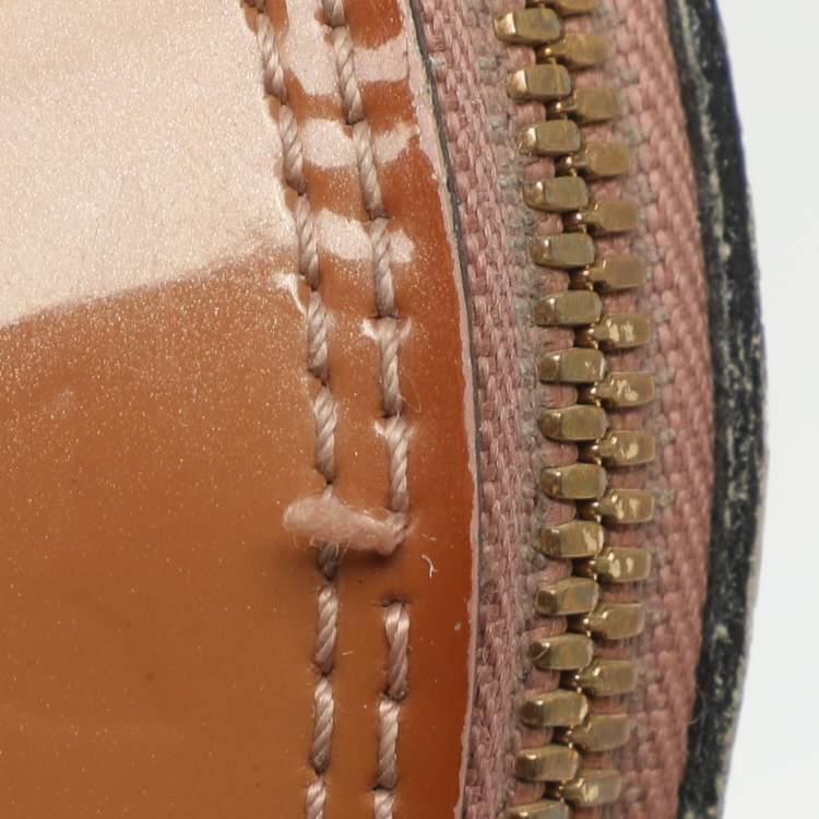 Pre Owned Louis Vuitton Alma BB Noisette Monogram Vernis Bag