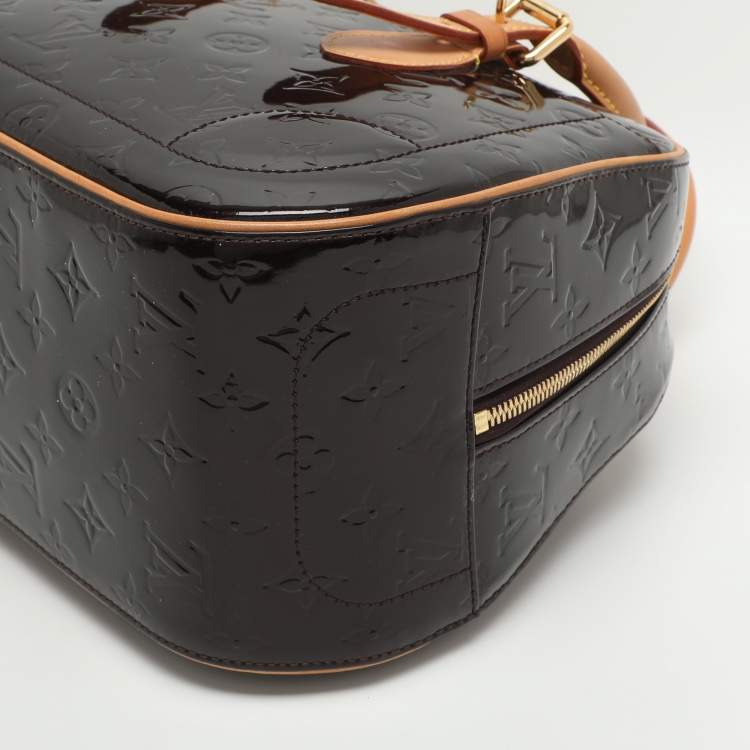 Pre Owned Louis Vuitton Summit Drive Amarante Monogram Vernis Bag