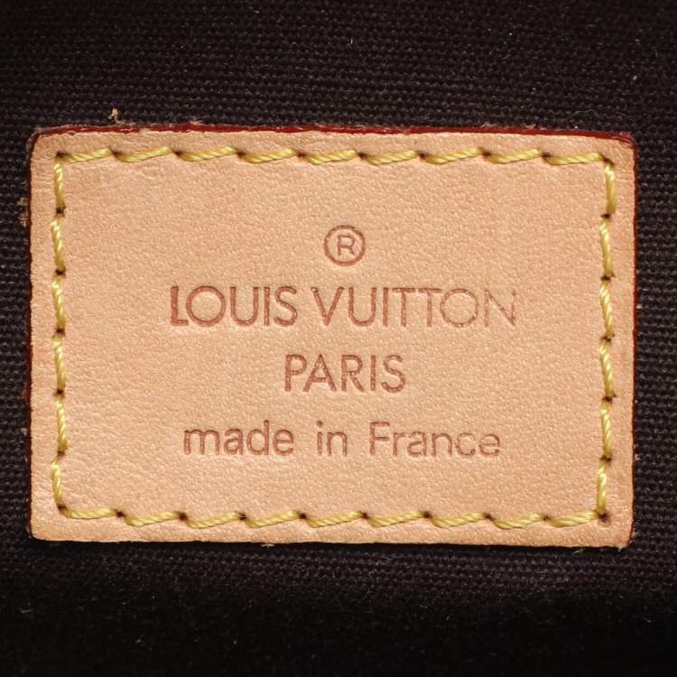 Pre Owned Louis Vuitton Summit Drive Amarante Monogram Vernis Bag