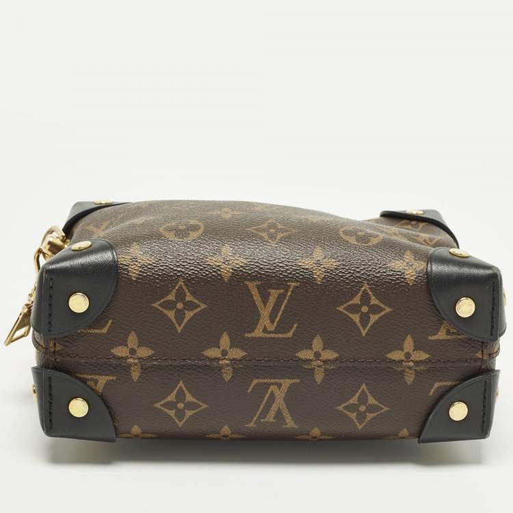 Pre Owned حقيبة لوي فيتون بلاك مونوغرام كانفاس وجلد بيتيت مال سوپلي