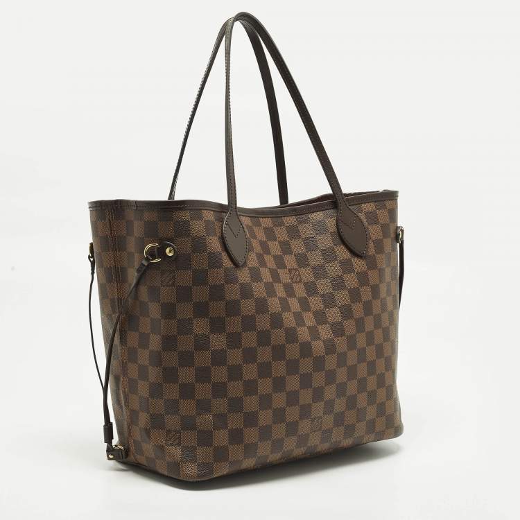 مملوكة مسبقًا Louis Vuitton Neverfull MM Damier Ebene Canvas Tote