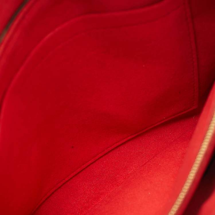 Pre Owned Louis Vuitton Pallas Chain Cerise Monogram Canvas Bag