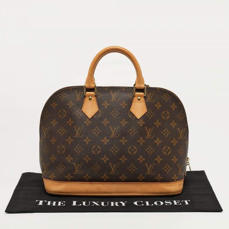 Pre Owned Louis Vuitton Alma PM Monogram Canvas Bag