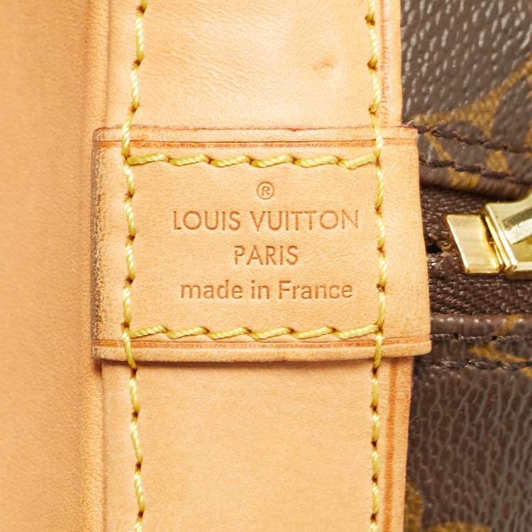 Pre Owned Louis Vuitton Alma PM Monogram Canvas Bag