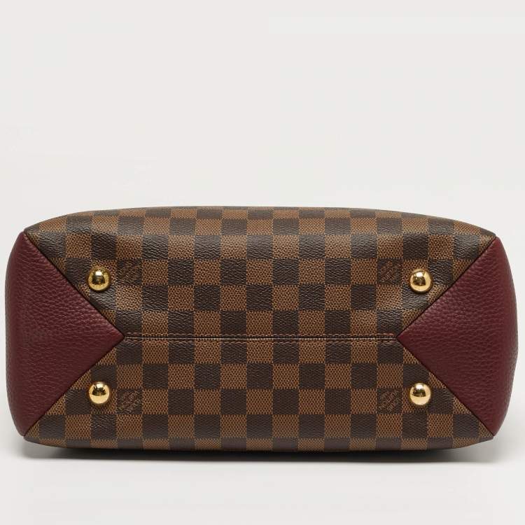 Pre Owned Louis Vuitton Brittany Bordeaux Damier Ebene Canvas Bag