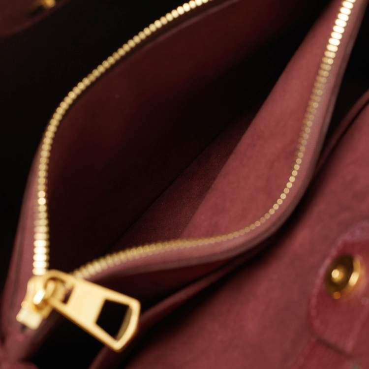 Pre Owned Louis Vuitton Brittany Bordeaux Damier Ebene Canvas Bag