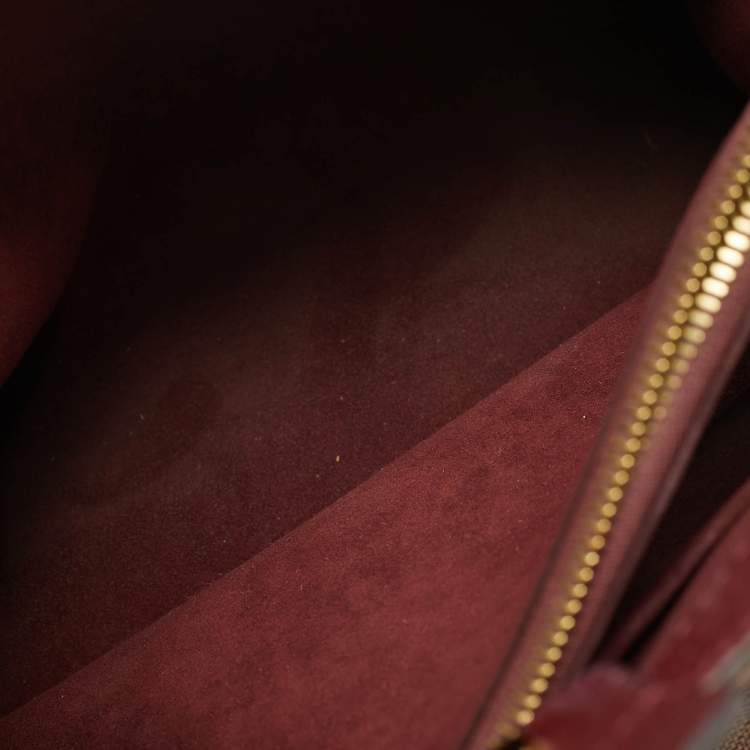 Pre Owned Louis Vuitton Brittany Bordeaux Damier Ebene Canvas Bag