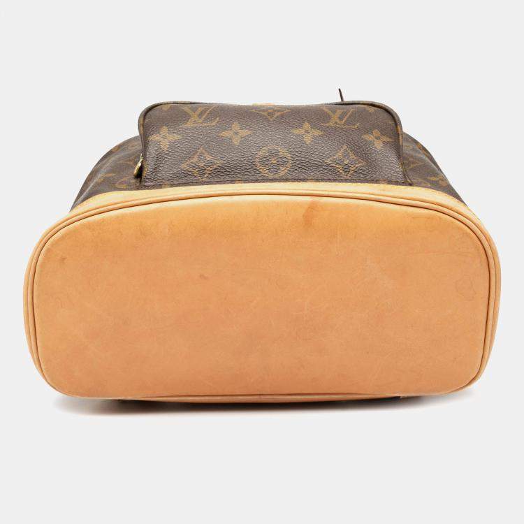 Pre Owned Louis Vuitton Brown Monogram Montsouris PM