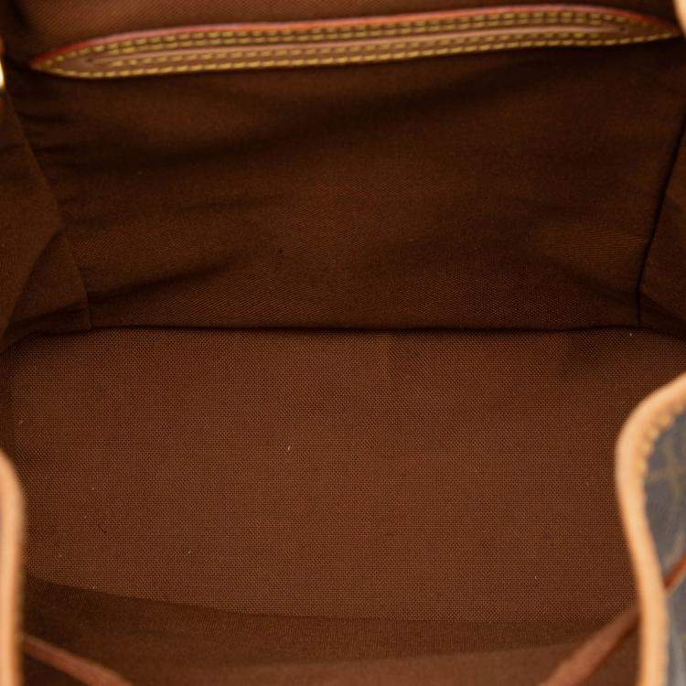 Pre Owned Louis Vuitton Brown Monogram Montsouris PM