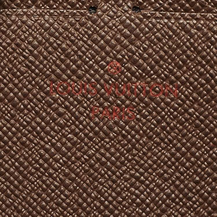 مملوكة مسبقًا Louis Vuitton Zippy Damier Ebene Canvas Zip Around Wallet