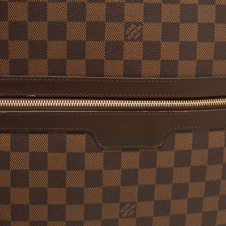 Pre Owned Louis Vuitton Pegase 55 Damier Ebene Canvas Luggage