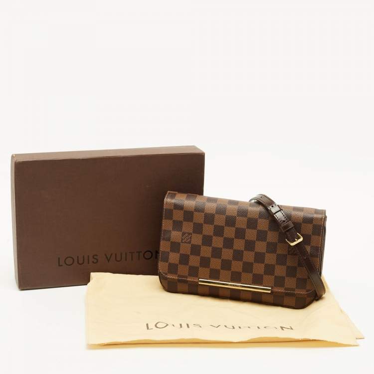 Pre Owned Louis Vuitton Hoxton PM Damier Ebene Canvas Bag