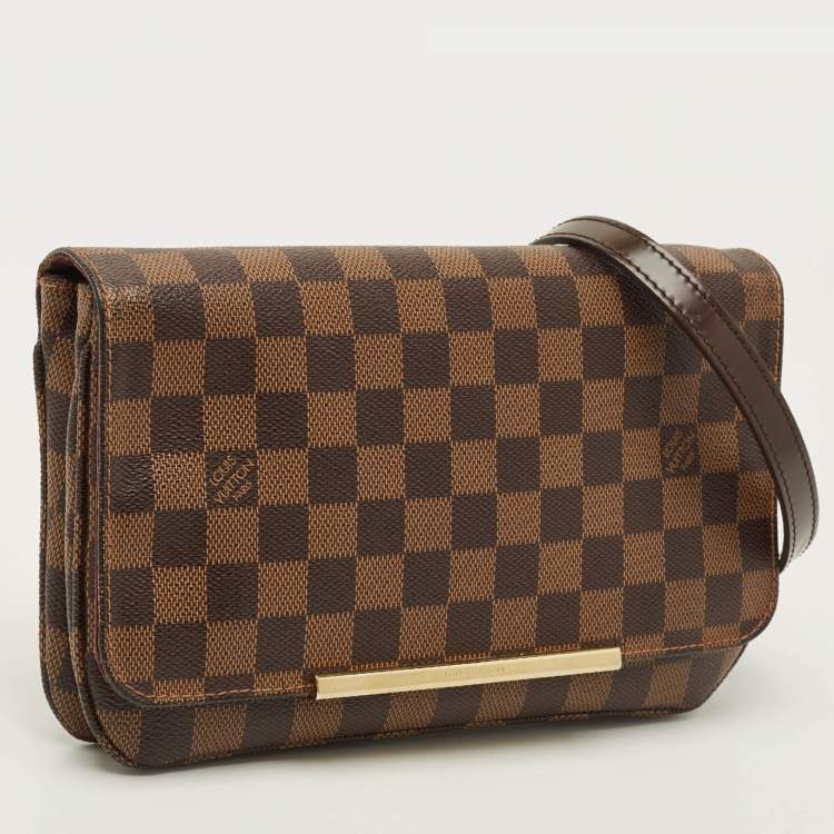 Pre Owned Louis Vuitton Hoxton PM Damier Ebene Canvas Bag