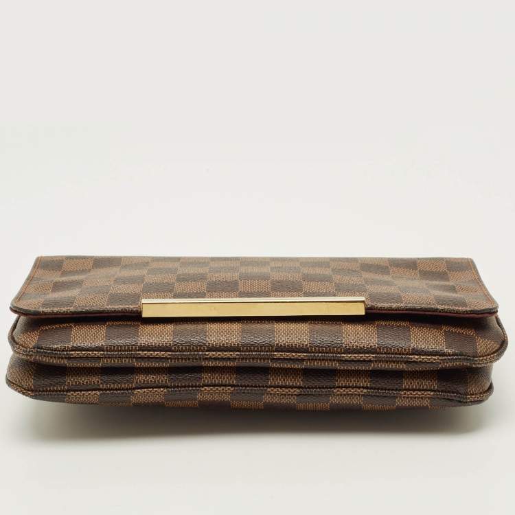 Pre Owned Louis Vuitton Hoxton PM Damier Ebene Canvas Bag