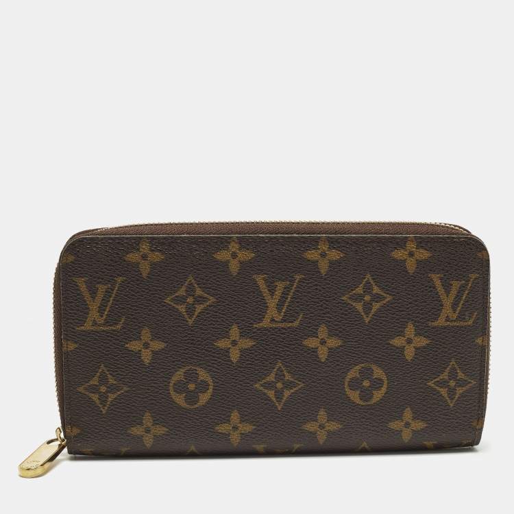 Pre Owned Louis Vuitton Zippy Monogram Canvas Wallet