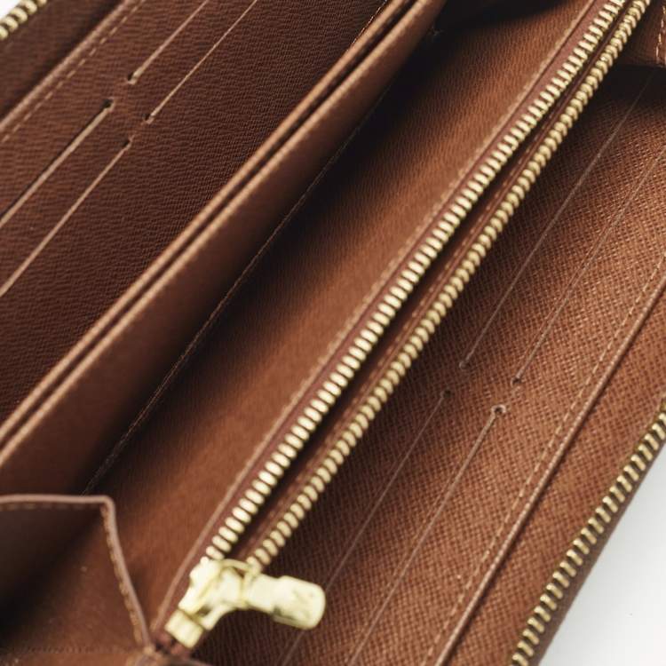 Pre Owned Louis Vuitton Zippy Monogram Canvas Wallet