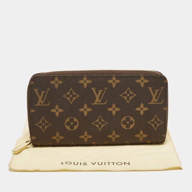 Pre Owned Louis Vuitton Zippy Monogram Canvas Wallet